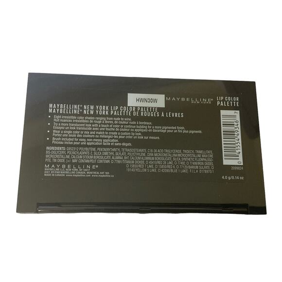 Lot Of 4 MAYBELLINE New York #01 Lip Color Pallet 8 Assorted Colors New - Picture 2 of 3